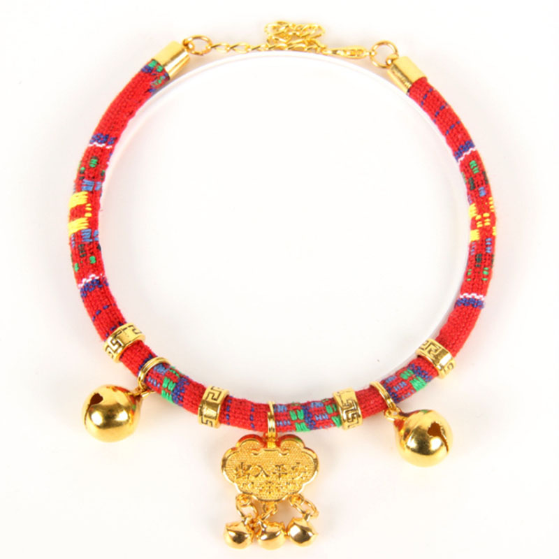 Chinese style pattern pet collar fashion adjustable high-end pet dog cat outdoor personality cute pet golden bell collar accessories
Chinese style pattern pet collar fashion adjustable high-end pet dog cat outdoor personality cute pet golden bell collar accessories