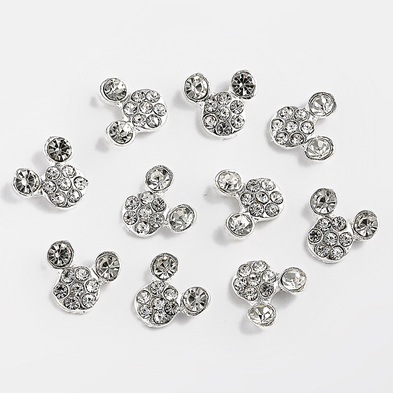 10 Pcs High Quality Glitter Full Drill Mouse Nial Art Decorations Alloy Rhinestones 3d Nail Jewelry Charms for Nails
10 Pcs High Quality Glitter Full Drill Mouse Nial Art Decorations Alloy Rhinestones 3d Nail Jewelry Charms for Nails