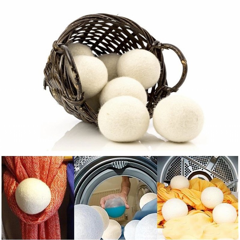 Practical Laundry Clean Ball Reusable Natural Organic Laundry Fabric Softener Ball Premium Organic Wool Dryer Balls 6CM
Practical Laundry Clean Ball Reusable Natural Organic Laundry Fabric Softener Ball Premium Organic Wool Dryer Balls 6CM