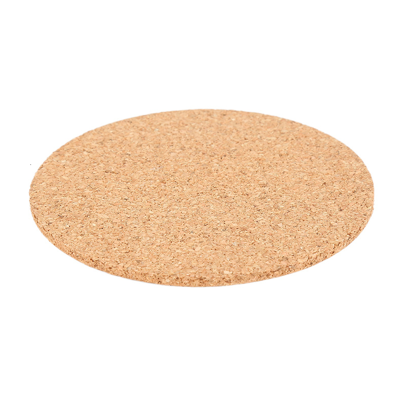 JosheLive 100pcs/Lot Natural Coffee Cup Mat Round Wood Heat Resistant Cork Coaster Mat Tea Drink Pad Table Decor wholesale T191031