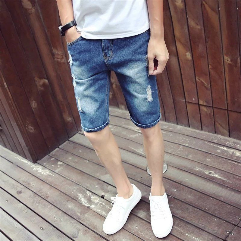 Men's Jean New Fashion Vintage Destroyed Ripped Short Jeans Knee Pants Hip Hop Jeans Men Stretch, 1507
Men's Jean New Fashion Vintage Destroyed Ripped Short Jeans Knee Pants Hip Hop Jeans Men Stretch, 1507