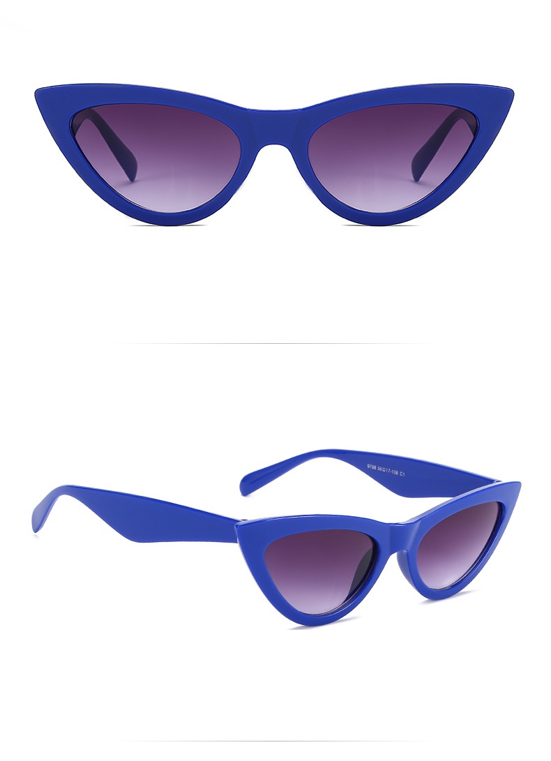 Wholesale-2018 New Women Vintage PC Sunglasses 7 Colors e Cat EyRetro Leopard Print Sunglasses Frames