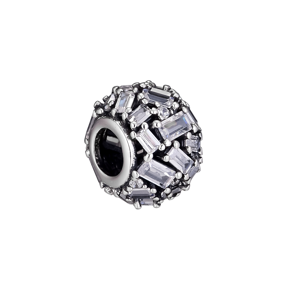 Beads For Jewelry Making Chiselled Elegance Charm Clear CZ Fits DIY Silver Snake Chain Bracelets Woman Fashion Jewelry Beads, Black
Beads For Jewelry Making Chiselled Elegance Charm Clear CZ Fits DIY Silver Snake Chain Bracelets Woman Fashion Jewelry Beads, Black