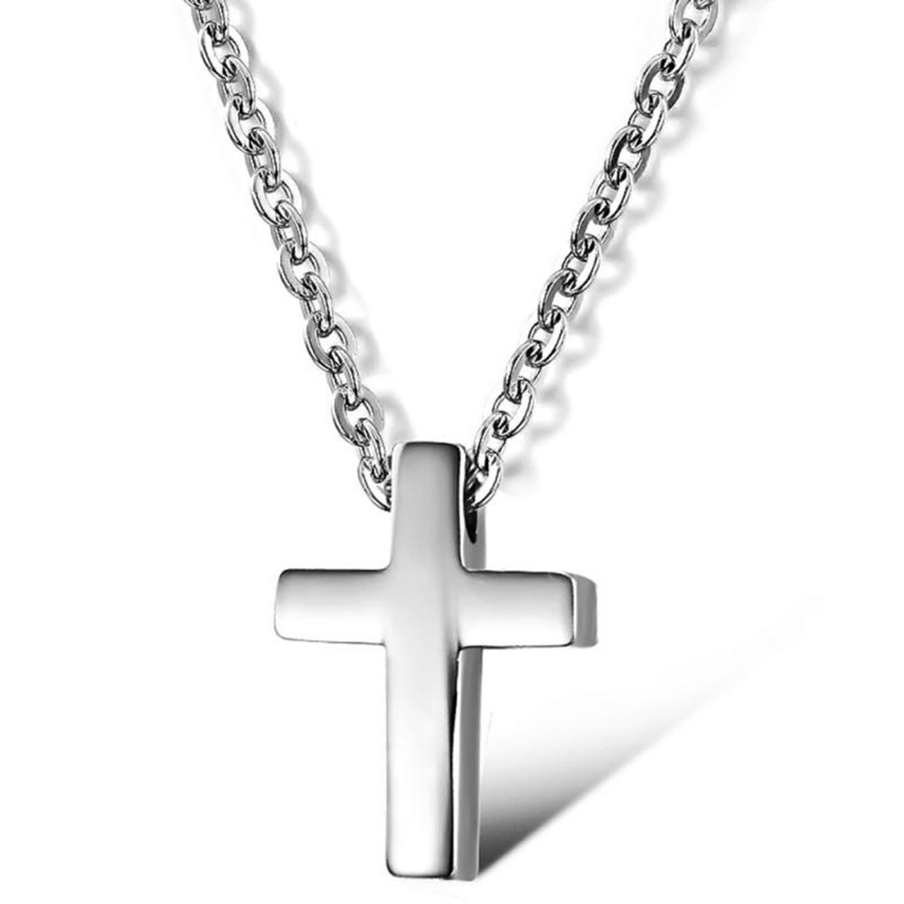 Boutique Cross Pendants Necklace Jewelry Stainless Steel Gold Plated Necklace Men Women Lover Gift Religious Jewelry