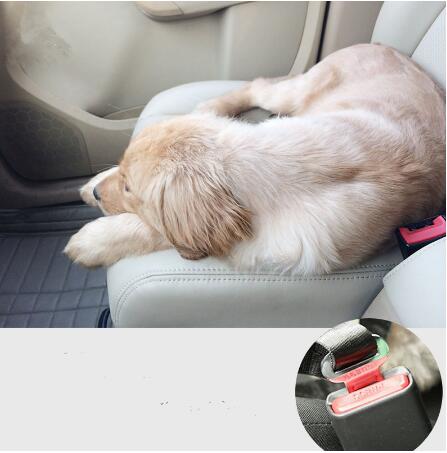 Pet Dog Cat Car Seat Belt Adjustable Harness Seatbelt Lead Leash for Small Medium Dogs Travel Clip Pet Supplies GB1168