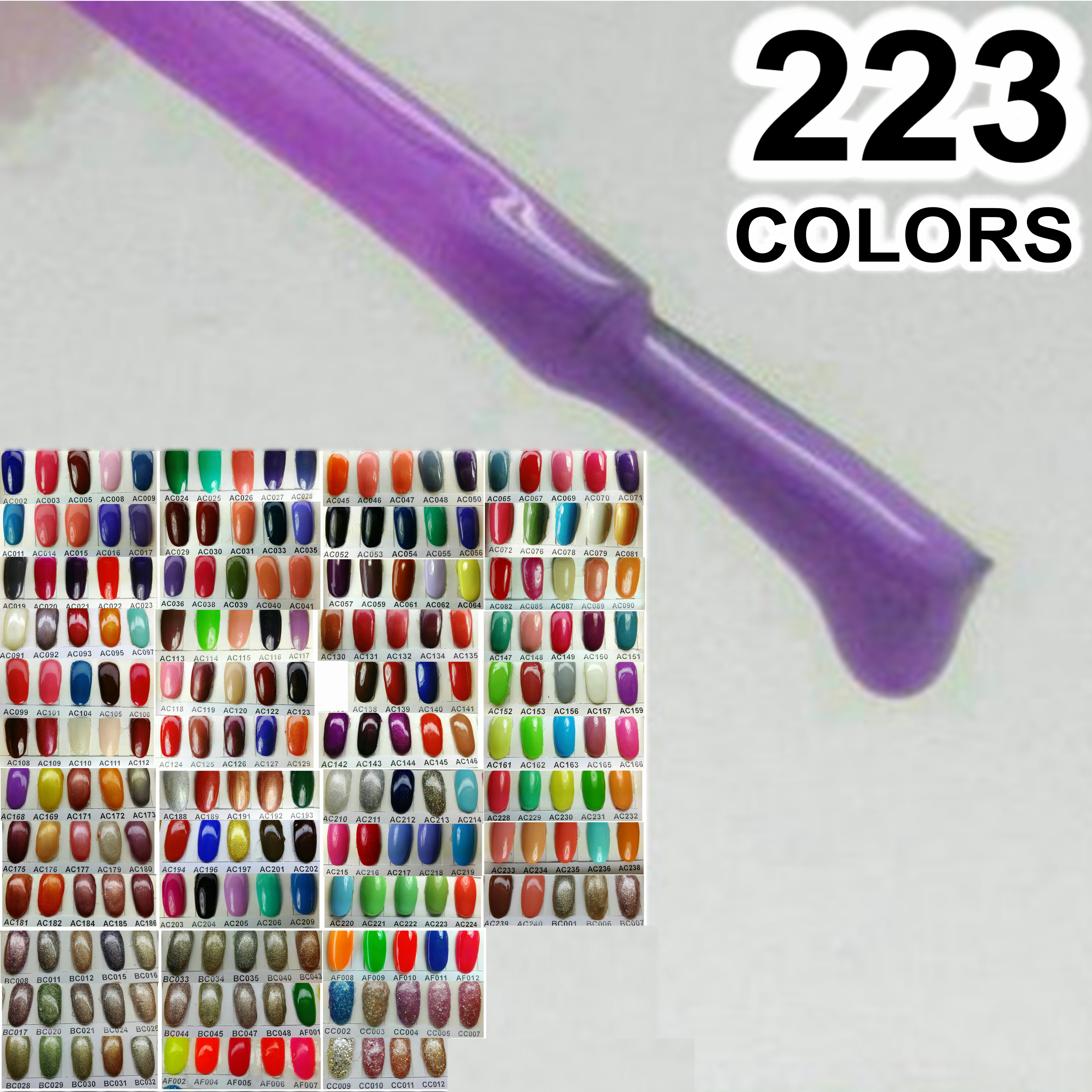 ~ Excellent ~ Nail art Color UV Gel polish Soak-off Soak off for UV LED Lamp ONE STEP GEL 15ml 5oz AODL Professional 223 colors * Choose Any
~ Excellent ~ Nail art Color UV Gel polish Soak-off Soak off for UV LED Lamp ONE STEP GEL 15ml 5oz AODL Professional 223 colors * Choose Any