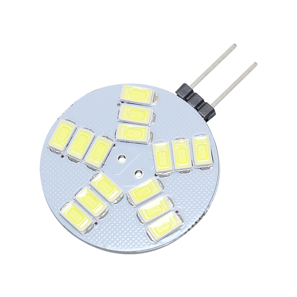G4 Base Marine Camper 15leds 5730 SMD Round Range Led Bi-Pin chandelier Light Bulb 120 Degree DC 12V 4.7
G4 Base Marine Camper 15leds 5730 SMD Round Range Led Bi-Pin chandelier Light Bulb 120 Degree DC 12V 4.7