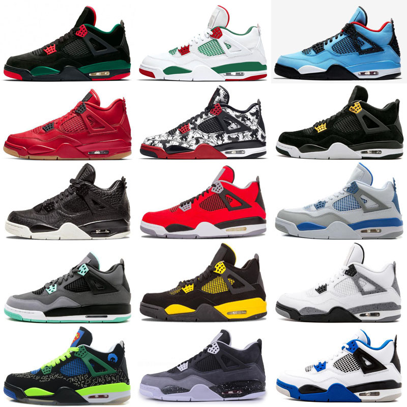 Black White Pizzeria 4 4s Tattoo Basketball Shoes Mens trainers Pizze Pure Money Cement Singles Day Bred Cactus Jack Sports Sneakers
Black White Pizzeria 4 4s Tattoo Basketball Shoes Mens trainers Pizze Pure Money Cement Singles Day Bred Cactus Jack Sports Sneakers