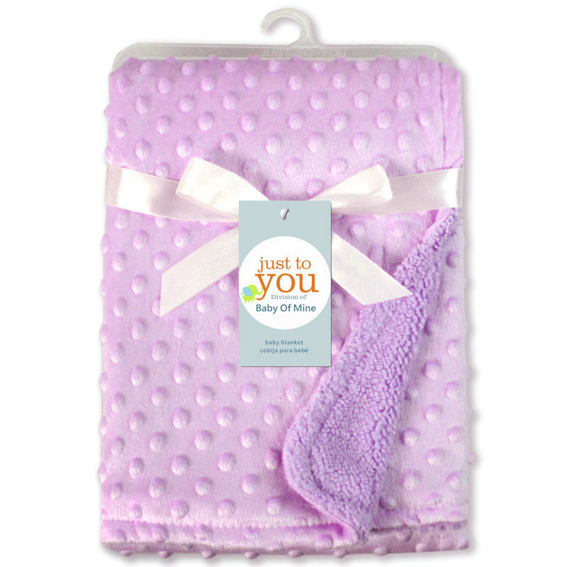 2019 newborn Baby kids Blanket & Swaddling Newborn Thermal Soft Fleece Blanket Solid Bedding Set Cotton Quilt