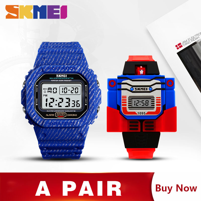 SKMEI Watch Men Kids Cartoon Watches Fashion Casual Wrist Watches For Father Son Clock montre enfant homme 1471 1095 Set, Black
SKMEI Watch Men Kids Cartoon Watches Fashion Casual Wrist Watches For Father Son Clock montre enfant homme 1471 1095 Set, Black