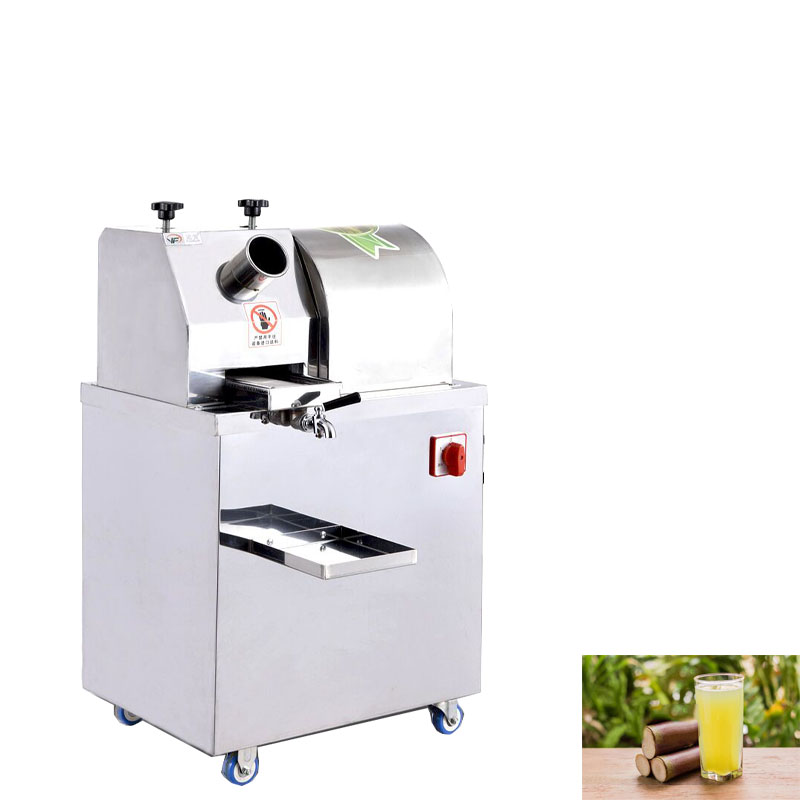 new 220V Vertical automatic electric Sugar cane machine commercial sugar cane juicer machine stainless steel