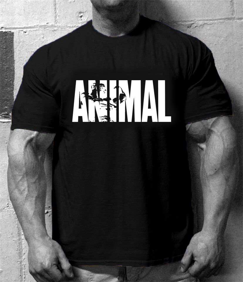 Quicksell ANIMAL Roundcollar Mens Cotton Muscle Fitness Bodybuilding Mens Tshirt Exercise, White
Quicksell ANIMAL Roundcollar Mens Cotton Muscle Fitness Bodybuilding Mens Tshirt Exercise, White