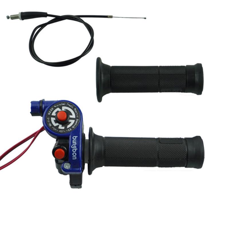 22mm Hand Grip with Throttle 7/8 110-250CC Motorcycle Grips with Twist Cable Handle Throttle Clamp for Dirt Pit Bike Motocross
22mm Hand Grip with Throttle 7/8 110-250CC Motorcycle Grips with Twist Cable Handle Throttle Clamp for Dirt Pit Bike Motocross