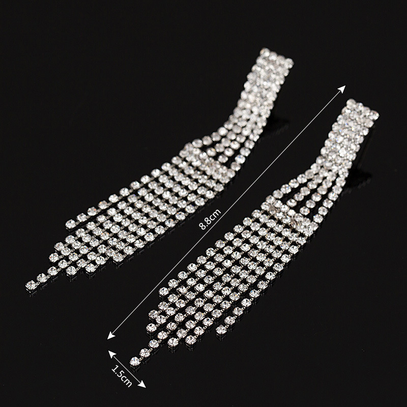 Ol Noble Temperament Ornaments White Diamond All-match Ear Nail