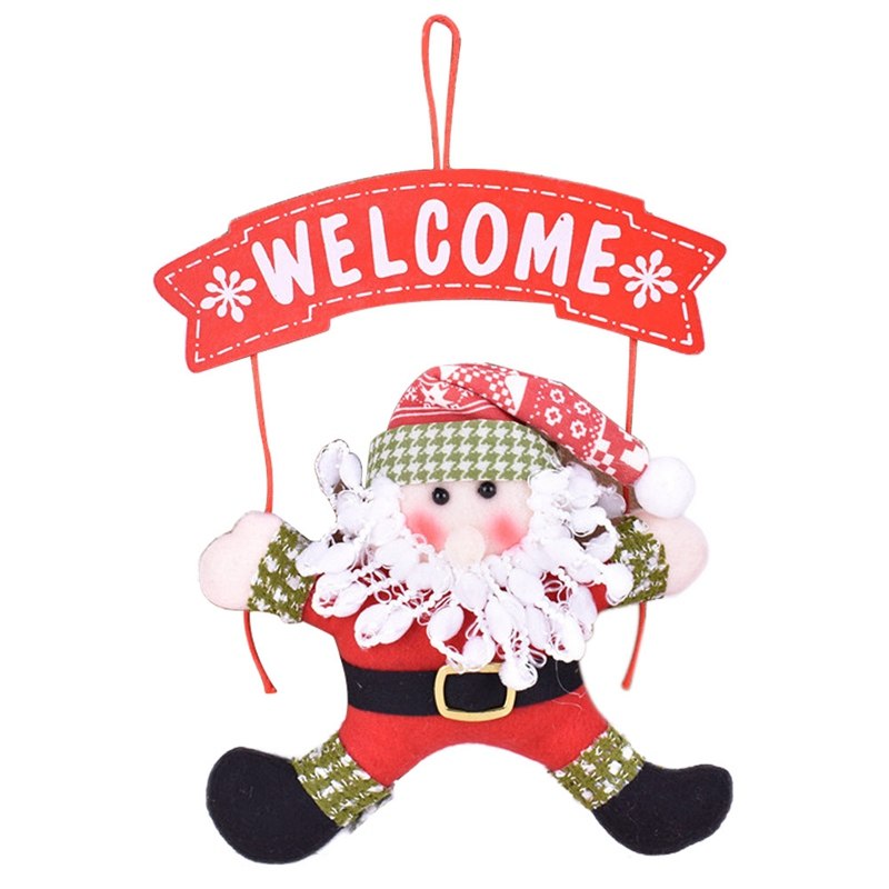 2018 Christmas Ornament Santa Claus Snowman Tree Door Christmas Decorations For Home Ornament Decor Hanging Pendant
2018 Christmas Ornament Santa Claus Snowman Tree Door Christmas Decorations For Home Ornament Decor Hanging Pendant
