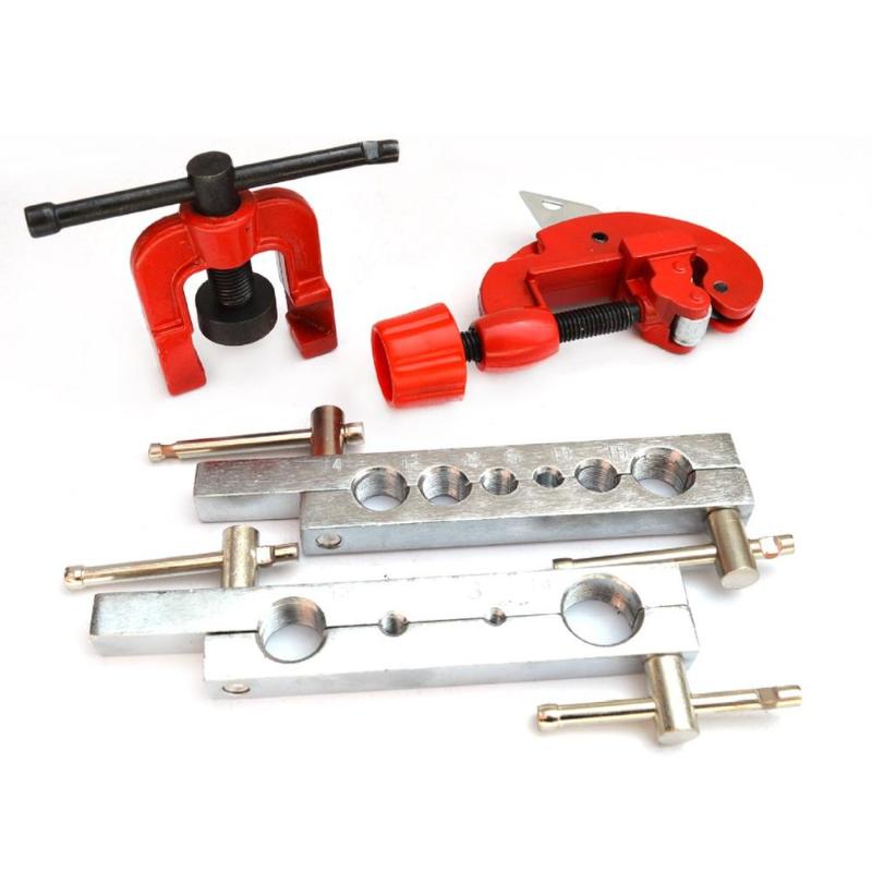 Pipe Riveter Pipe Expander Expansion Set Double Flaring Brake Line Tool Kit Tubing Car Truck Tool With Mini Cutter
Pipe Riveter Pipe Expander Expansion Set Double Flaring Brake Line Tool Kit Tubing Car Truck Tool With Mini Cutter