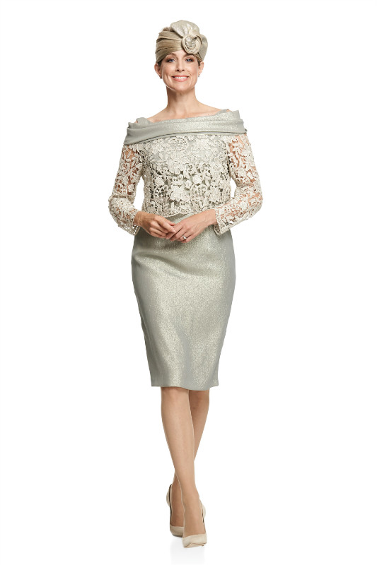 Modest Joyceyoungcollections Bateau Long Sleeve Split Mother Of The Bride Dress With Jacket Lace Applique Mother Dress Formal Evening Gowns