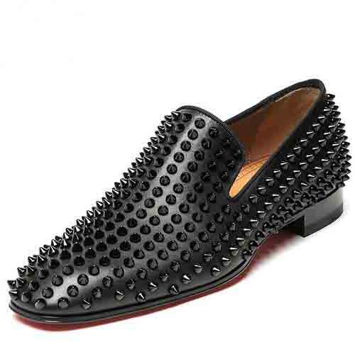 Black Leather Spiked Gentleman Shoe Oxford Dandelion Red Bottom Dress Business Party Shoes spikes Oxford Flat Dress Shoes Wholesale Cheap
Black Leather Spiked Gentleman Shoe Oxford Dandelion Red Bottom Dress Business Party Shoes spikes Oxford Flat Dress Shoes Wholesale Cheap