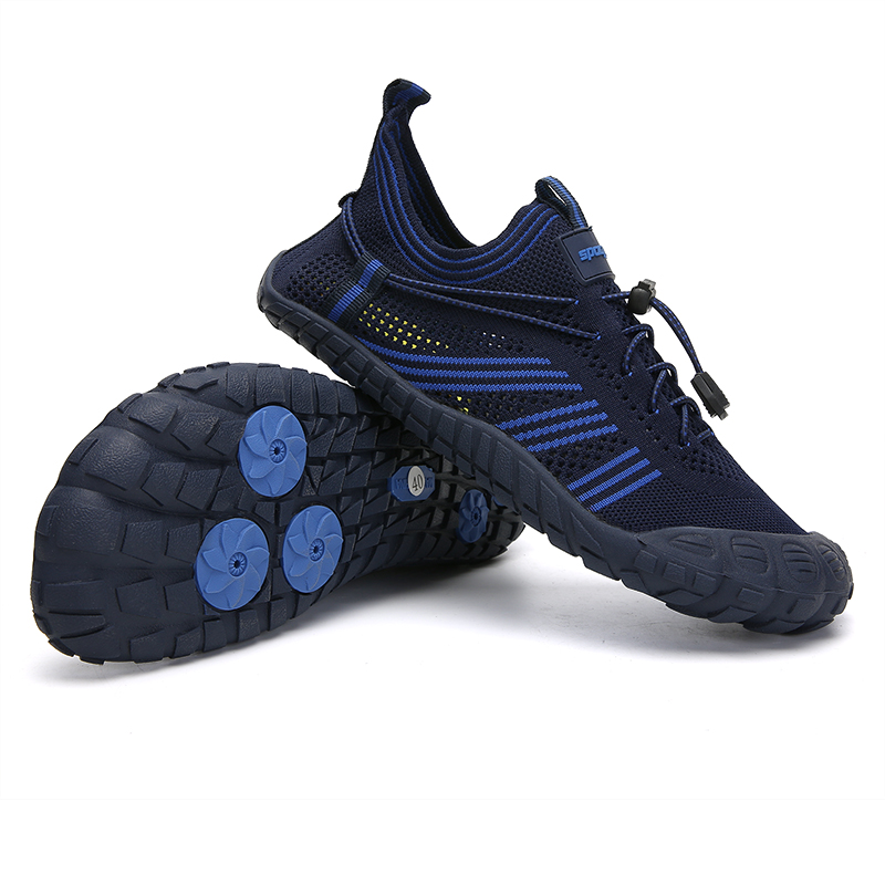 hot sale mens and womens streaming shoes fly weave fabric plus size swimming snorkeling wading beach shoes