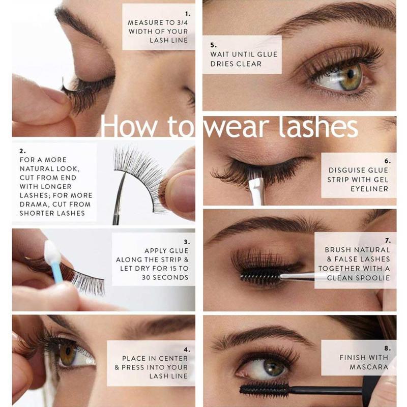 5 Pairs Mink Eyelashes 3D False Lashes Thick Crisscross Makeup Eyelash Extension Natural Volume Soft Fake Eye Lashes G800 G806