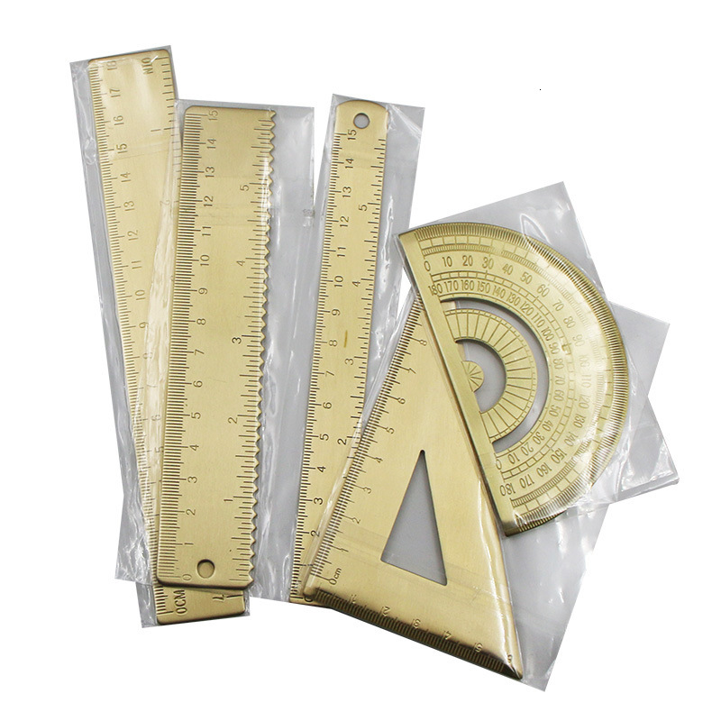 Brass Triangle Ruler Copper Ruler Calipers Instrument Semi-circle Triangular Protractor Plate Mapping Copper Wave
Brass Triangle Ruler Copper Ruler Calipers Instrument Semi-circle Triangular Protractor Plate Mapping Copper Wave