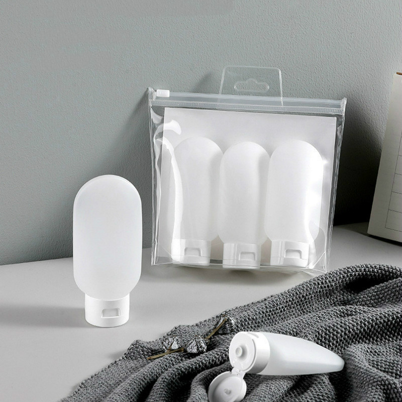 Set 60ml Empty Silicone Travel Kit Packing Press Bottle for Lotion Shampoo Bath Small Sample Containers Can Be Brought on Board
Set 60ml Empty Silicone Travel Kit Packing Press Bottle for Lotion Shampoo Bath Small Sample Containers Can Be Brought on Board