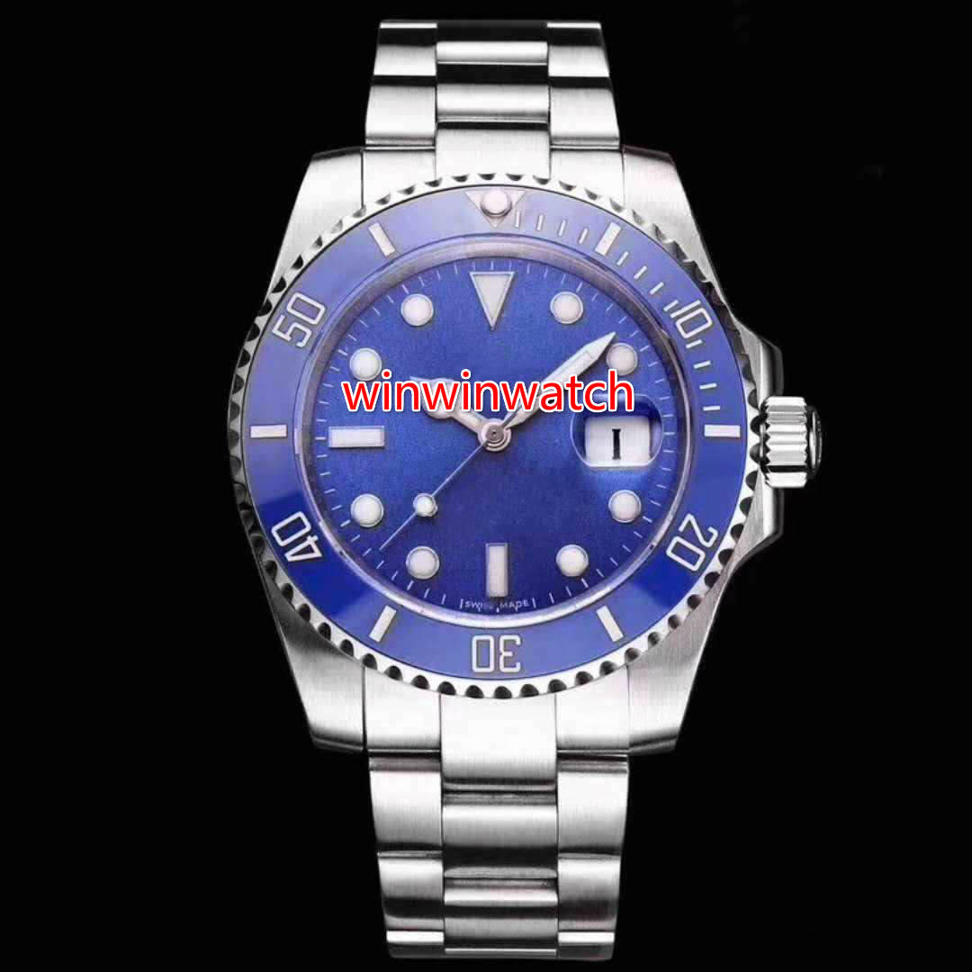 Factory Hot sell Wristwatches blue Ceramic Bezel Stainless Steel 40mm Automatic Mechanical Mens Watches high quality fashion watch free ship, Black face
Factory Hot sell Wristwatches blue Ceramic Bezel Stainless Steel 40mm Automatic Mechanical Mens Watches high quality fashion watch free ship, Black face