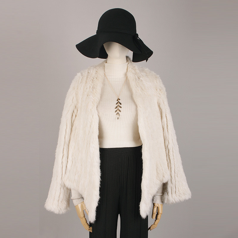 Women' Real Fur Long Coat Top Quality Fur Outerwear Natural Jacket New Arrival, White 
Women' Real Fur Long Coat Top Quality Fur Outerwear Natural Jacket New Arrival, White