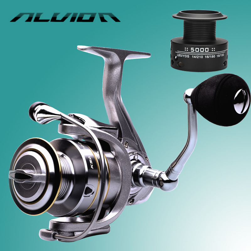 New Quality 14+1 Double Spool 5.5:1 Gear Ratio High Speed Spinning Reel Carp Fishing Reels For Saltwater outdoor