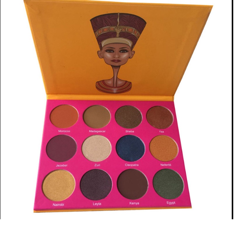 Eye Shadow palette spot makeup 12 colors nude make-up smokey-eye make-up perspiration not dizzydo lasting modification of eye shadow .