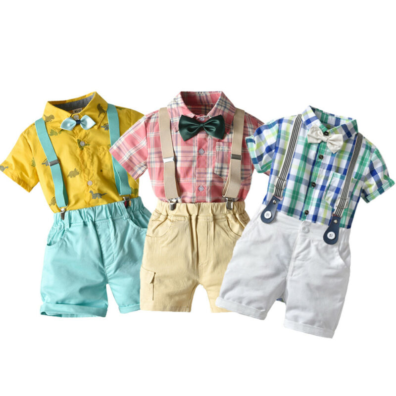2020 Formal Kids Baby Boys Clothes Gentleman Sets Bow Tie T-Shirt Strap Shorts 2Pcs Party Outfits Children Boy Summer Sets 0-8Y, Blue 6 to 12m
2020 Formal Kids Baby Boys Clothes Gentleman Sets Bow Tie T-Shirt Strap Shorts 2Pcs Party Outfits Children Boy Summer Sets 0-8Y, Blue 6 to 12m