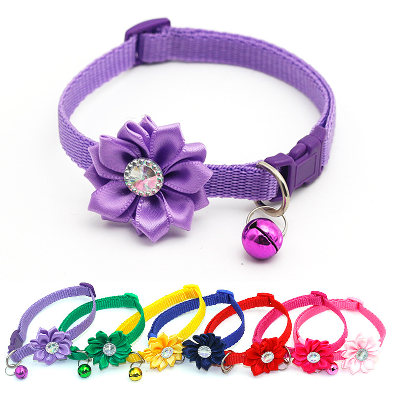 Pet Cat Collar Bell Flower Adjustable Easy Wear Buckle Dog Collar Bells Lovely Flower Cat Necklace Pet Supplies Cat Accessories
Pet Cat Collar Bell Flower Adjustable Easy Wear Buckle Dog Collar Bells Lovely Flower Cat Necklace Pet Supplies Cat Accessories
