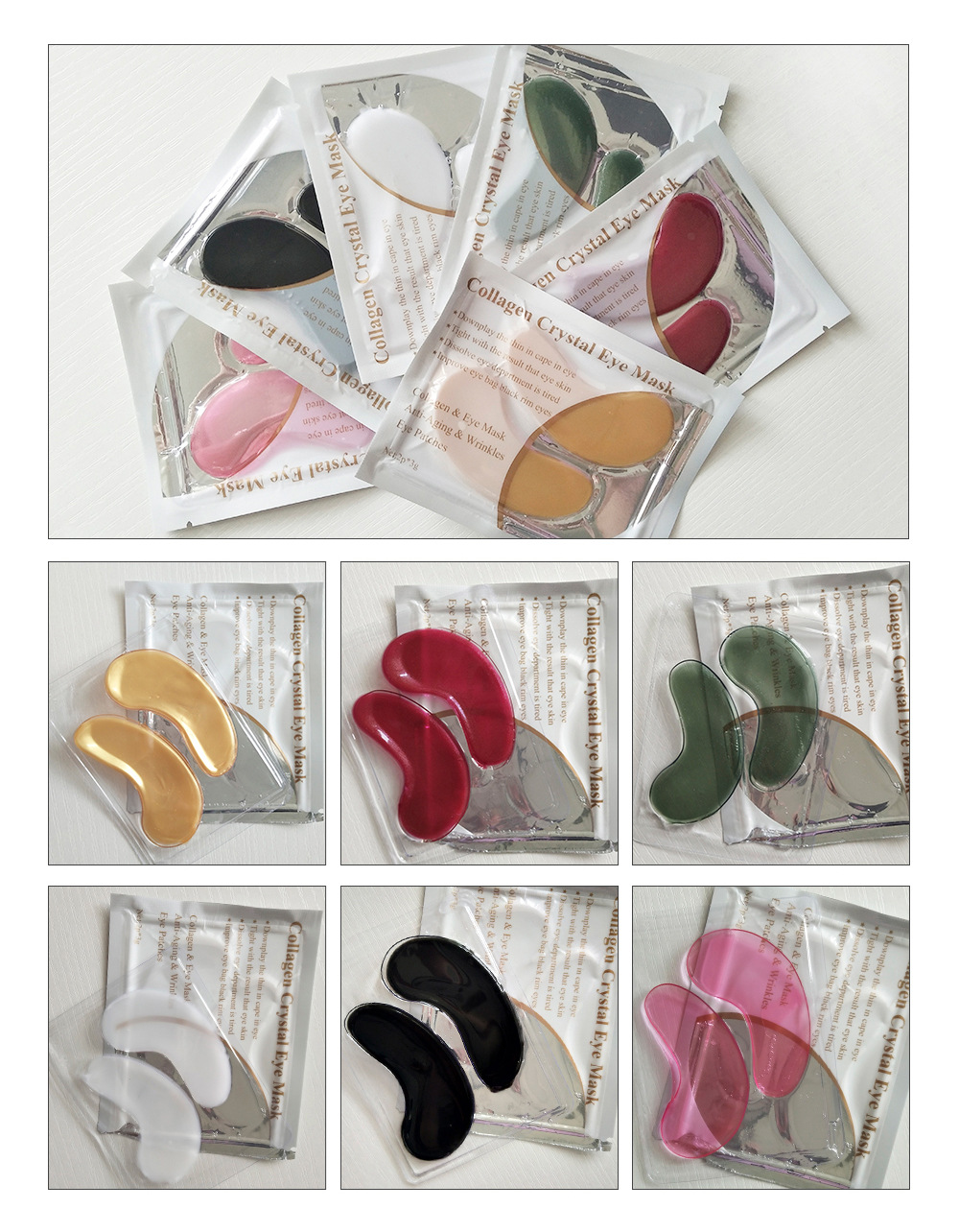 LANBENA 24K Gold Eye Mask Collagen Eye Patches Anti Dark Circle Puffiness Eye Bag Moisturizing Skin Care
LANBENA 24K Gold Eye Mask Collagen Eye Patches Anti Dark Circle Puffiness Eye Bag Moisturizing Skin Care