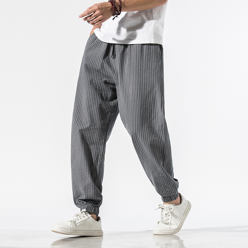 Men's Harem Pants Korean Style Harajuku 2020 New Striped Men Jogger Sweatpants Loose Casual Male Streetwear Trousers, White
Men's Harem Pants Korean Style Harajuku 2020 New Striped Men Jogger Sweatpants Loose Casual Male Streetwear Trousers, White