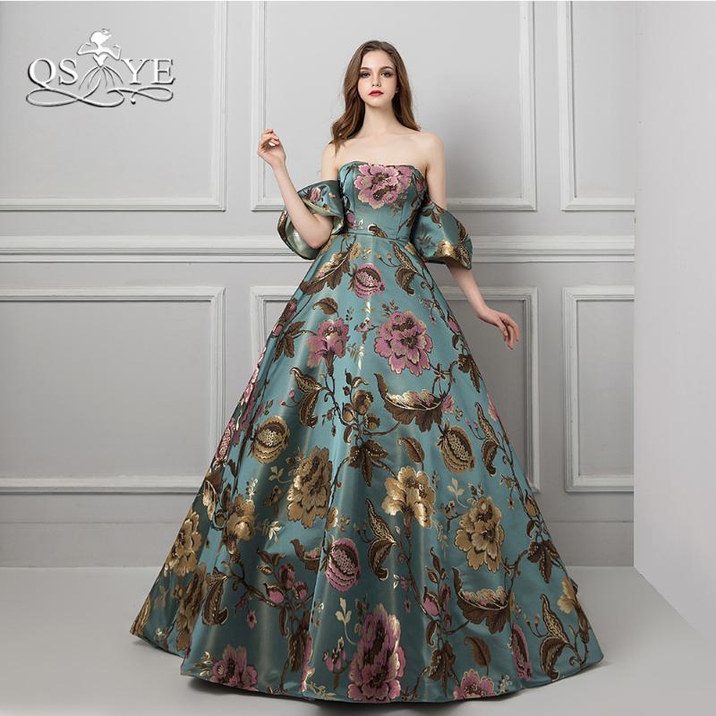 QSYYE 2018 New Saudi Arabia Evening Dresses Puffy Sleeves 3D Print Lace Flower Lace Up Back Sweep Train Satin Long Prom Dress, Same as pictures
QSYYE 2018 New Saudi Arabia Evening Dresses Puffy Sleeves 3D Print Lace Flower Lace Up Back Sweep Train Satin Long Prom Dress, Same as pictures