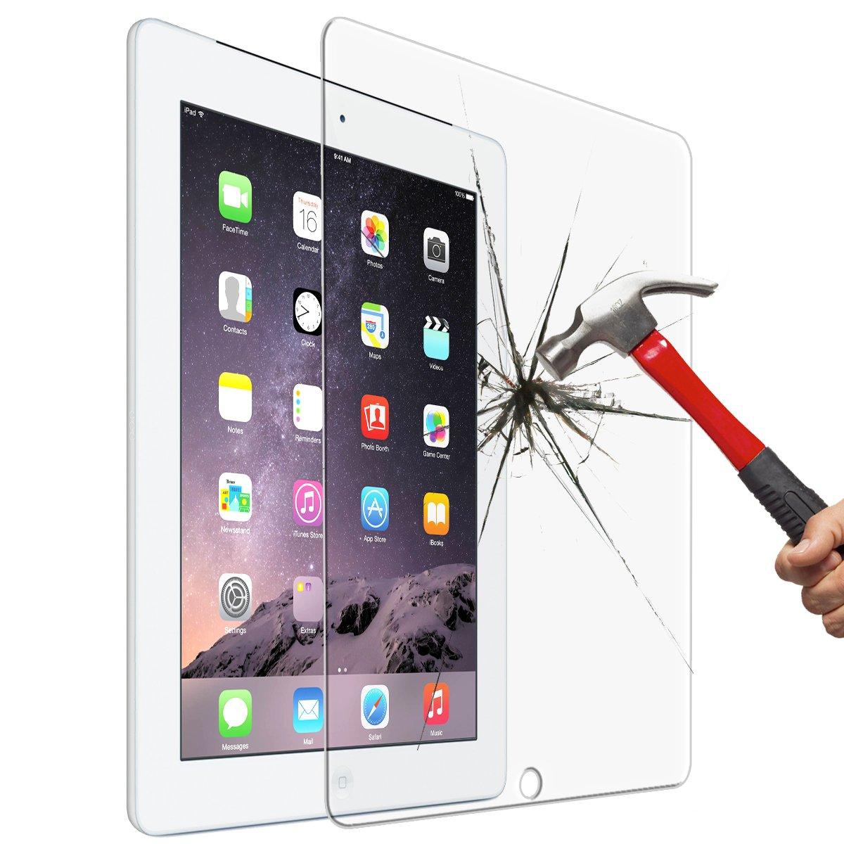 

0.4mm 9.7 Inch Transparent Premium Tempered Glass for iPad 2 3 4 Glass Screen Protector for iPad Air 2 Air2 Pro 9.7"