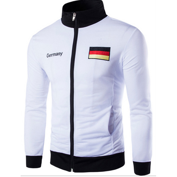 Free Shipping Men's Casual Jacket Men's Germany Spain American Flag Embroidery Design Fashion Jacket, W01navy
Free Shipping Men's Casual Jacket Men's Germany Spain American Flag Embroidery Design Fashion Jacket, W01navy