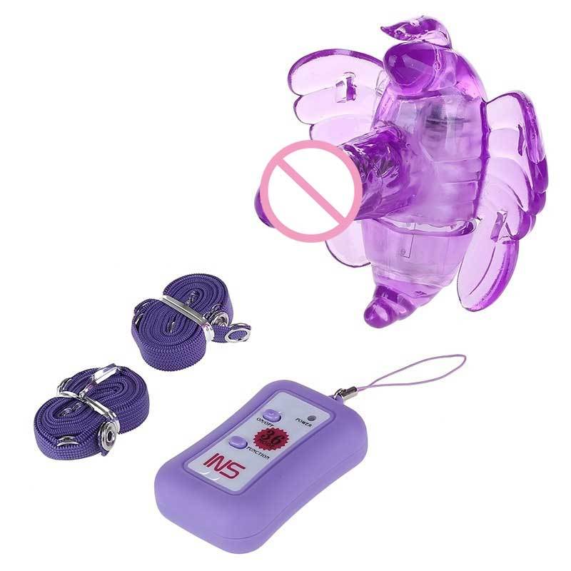 Télécommandes 36 vitesses Télécommande sans fil Butterfly Vibromasseurs Straps Dildo Vibrating Panties G Spot Vibromasseur D Y191217