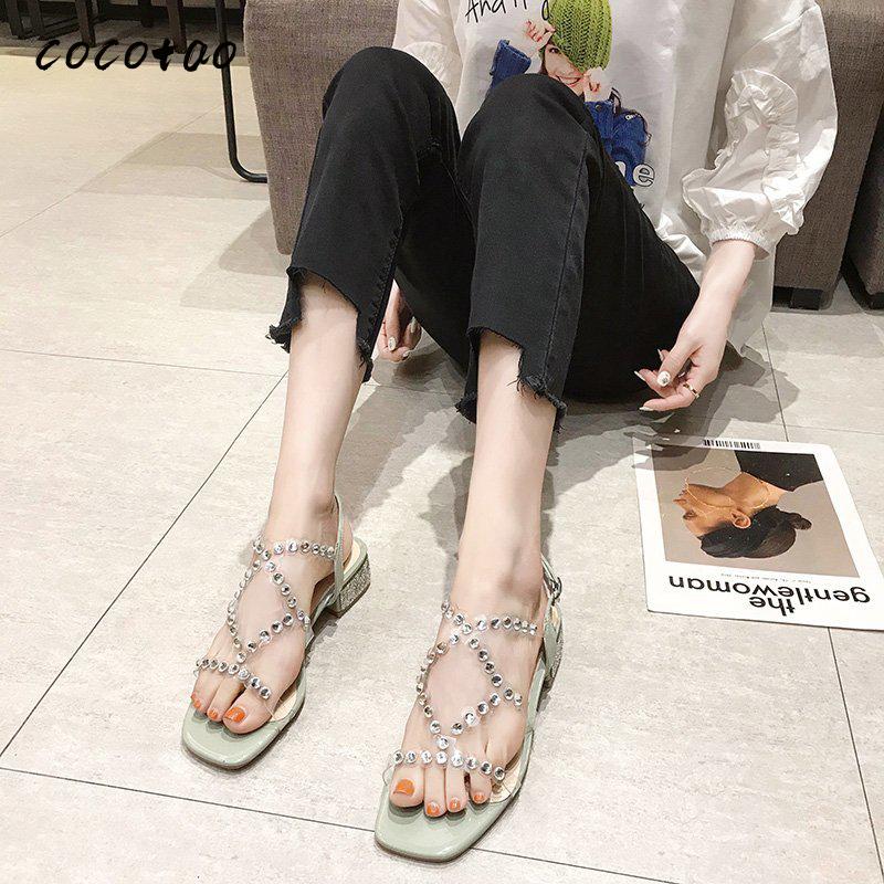 With Skirt Sandals Female Summer Shoes 2020 New Wild Thick With Fashionable Rhinestone Ladies Word Fairy Roman Sandals, Beige
With Skirt Sandals Female Summer Shoes 2020 New Wild Thick With Fashionable Rhinestone Ladies Word Fairy Roman Sandals, Beige