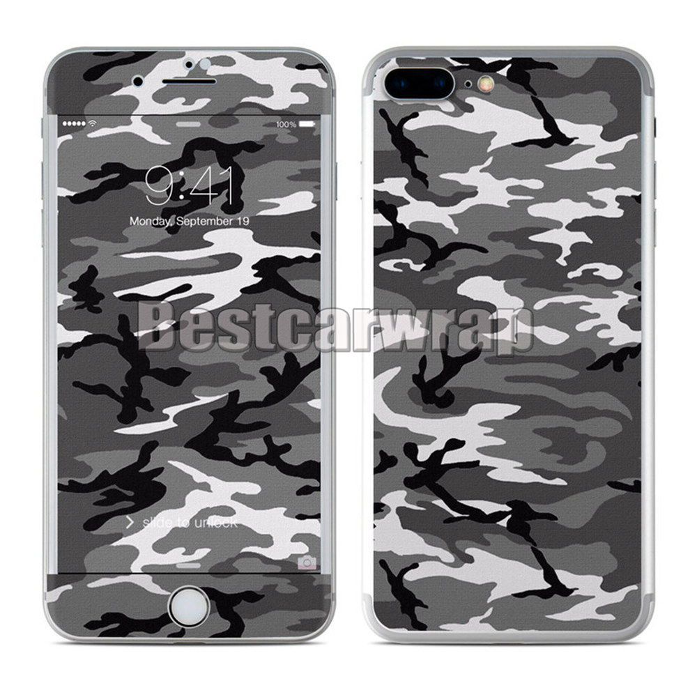 150x50cm (39x19") Ubran Winter Snow Camouflage Wrap Vinyl For CAR / MOTOR & Laptop phone COVERING Skin Stickers Self Adhesive Vinyls
