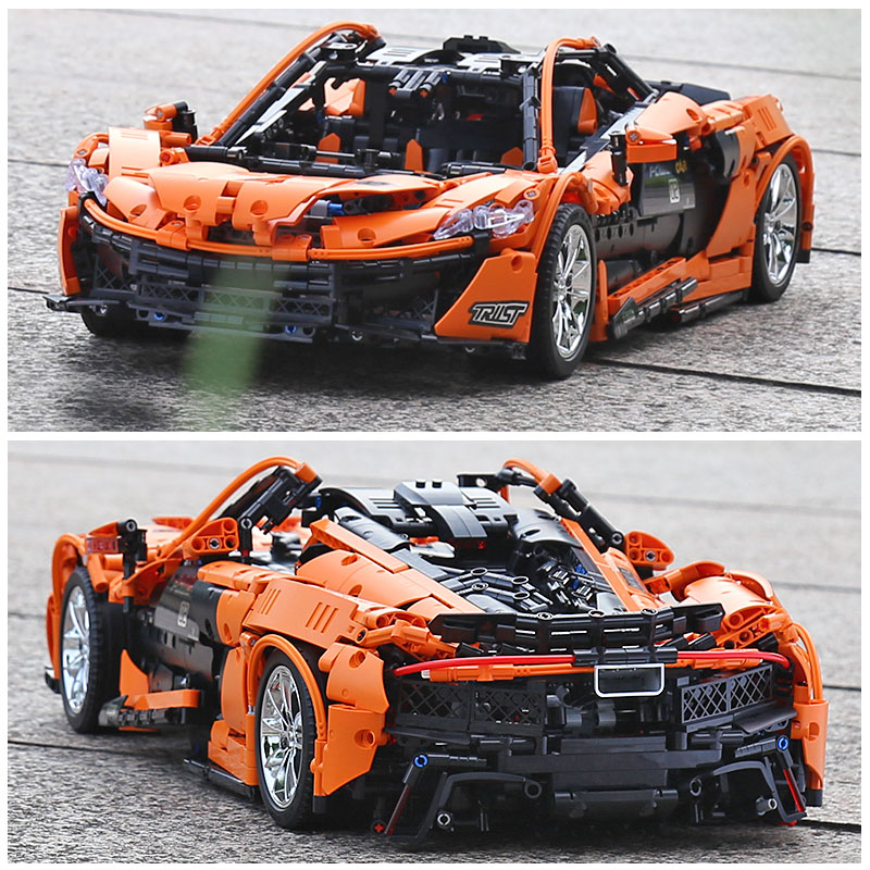 The RC Mclaren Super Racing Car Building Blocks Technic Voiture Model Moc-16915 MOULD KING 13090 3431pcs Compatible 20087 Bricks Toys Christmas Birthd