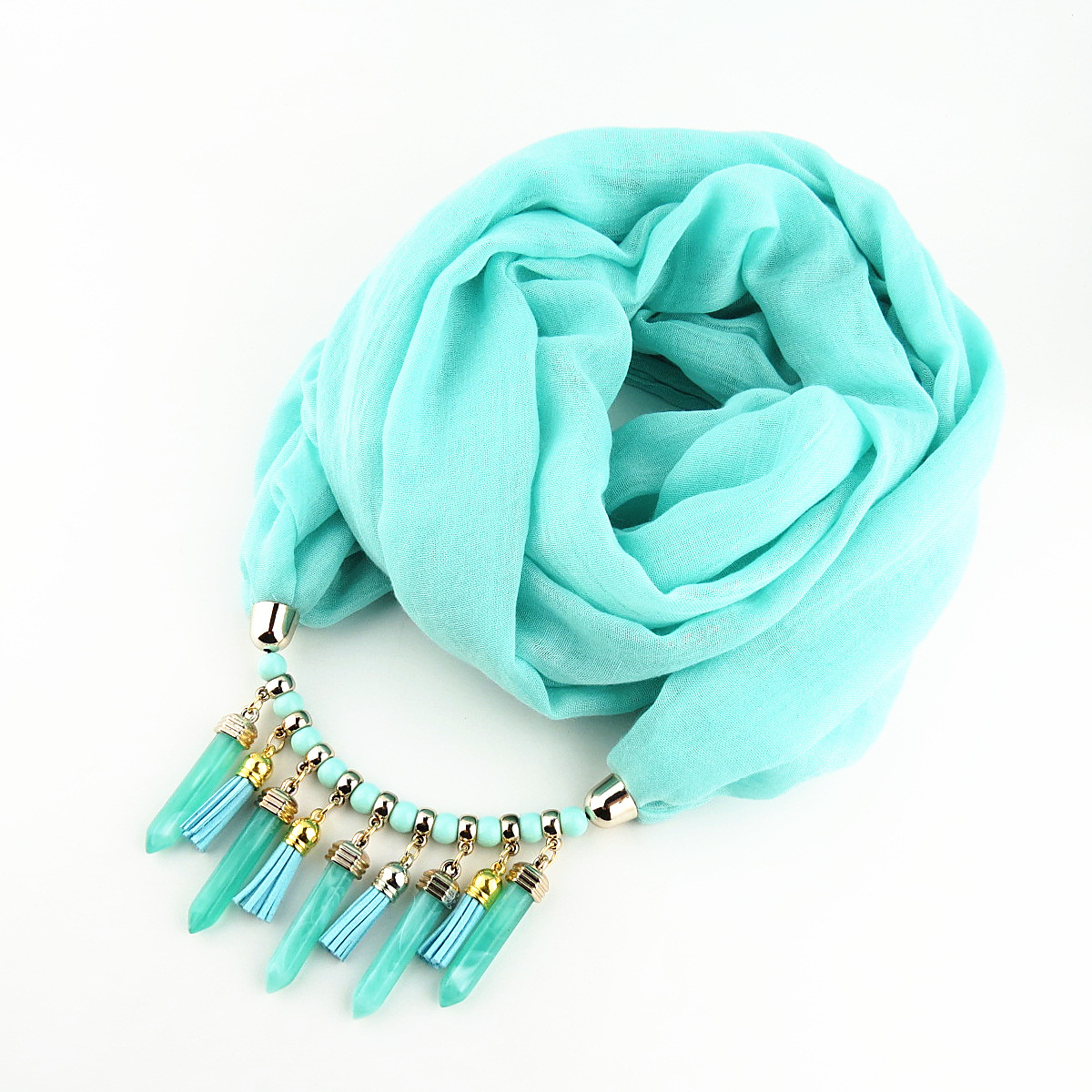 New pattern Solid Ring Scarf For Women ALL Seasons Elegant Pendant Scarf Female Jewelry Scarves winter scarf