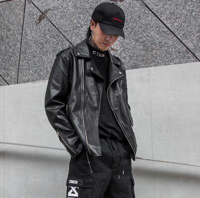 Men's Leather Jackets Men Stand Hip Hop Pu Coats Male Motorcycle Leather Jacket Casual Slim Brand Clothing, Black
Men's Leather Jackets Men Stand Hip Hop Pu Coats Male Motorcycle Leather Jacket Casual Slim Brand Clothing, Black
