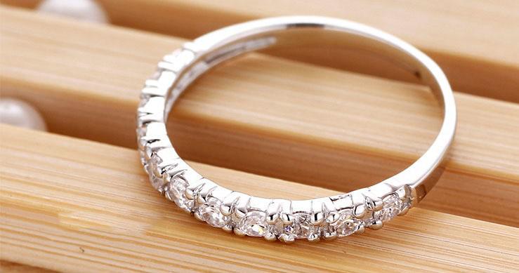 Wholesale-Silver Wedding 925 Sterling Silver Rings for Women Purple Red Simulated Diamond Engagement Ring Star Jewelry