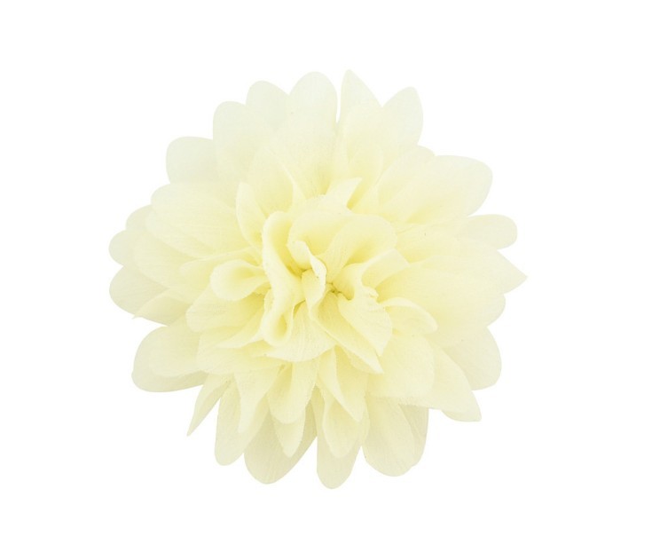 Baby Hair Clips 3.5 Inch Girl Chiffon Flowers Hairpins Hair Accessories Boutique Ribbon Flower with Clip Children Fashion Barrettes