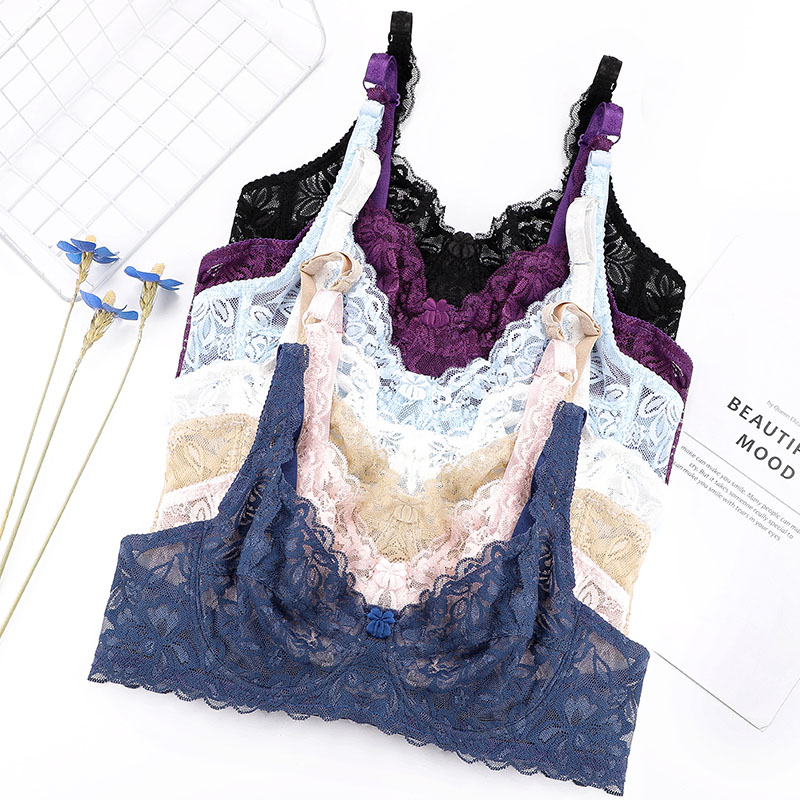 Yenlice 2020 Sexy Women Lace Gauze Bra Push Up 3/4 Cup Hook-and- Eye Breathable Ultra-thin Bra Lingerie Bralette Underwear New, Black 
Yenlice 2020 Sexy Women Lace Gauze Bra Push Up 3/4 Cup Hook-and- Eye Breathable Ultra-thin Bra Lingerie Bralette Underwear New, Black