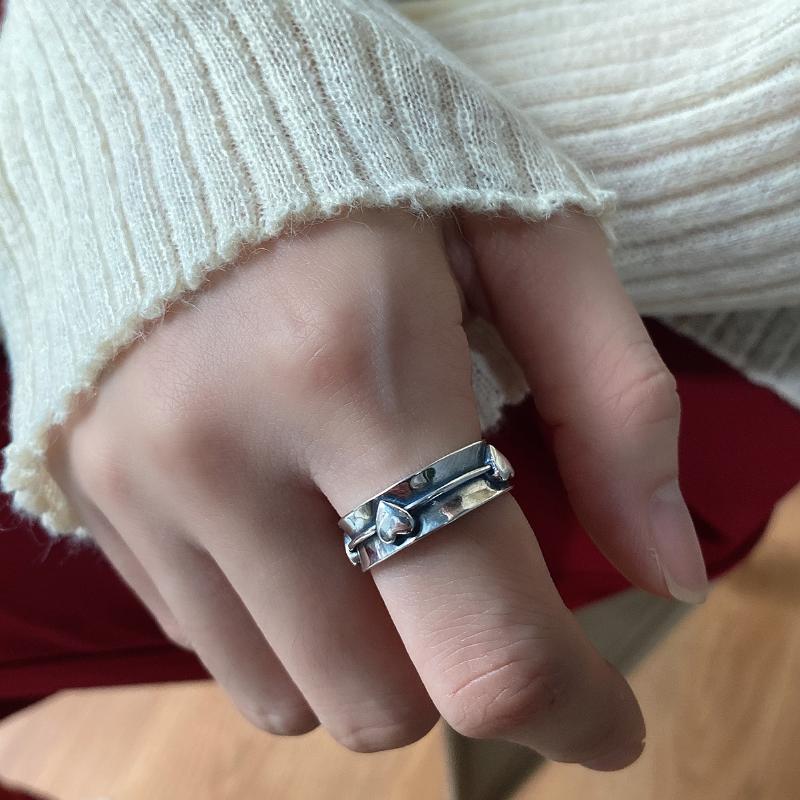 Cluster Rings Korean Style 925 Sterling Silver Lovely Ring Geometric Minimalist Female Design Sense INS Net Red
Cluster Rings Korean Style 925 Sterling Silver Lovely Ring Geometric Minimalist Female Design Sense INS Net Red