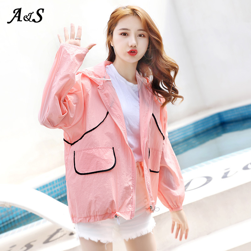Anbenser Thin Jacket Female Autumn Casual Oversize Jackets Summer Sunscreen Windbreaker Jacket Sunscreen Clothing Couple Models, White
Anbenser Thin Jacket Female Autumn Casual Oversize Jackets Summer Sunscreen Windbreaker Jacket Sunscreen Clothing Couple Models, White