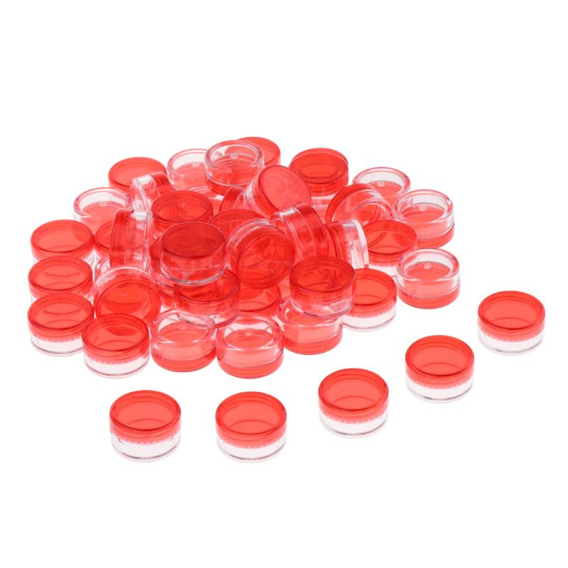 50 Pieces Empty Plastic Sample Containers, 5 Gram Size, Round Cosmetic Pot Jars with Screw Cap Lids
50 Pieces Empty Plastic Sample Containers, 5 Gram Size, Round Cosmetic Pot Jars with Screw Cap Lids