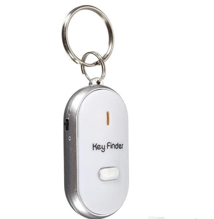 Key Finder Anti-Lost Alarm Smart With LED Torch Whistle Flashing Beeping Keys Tracker Locator For Children Accessories